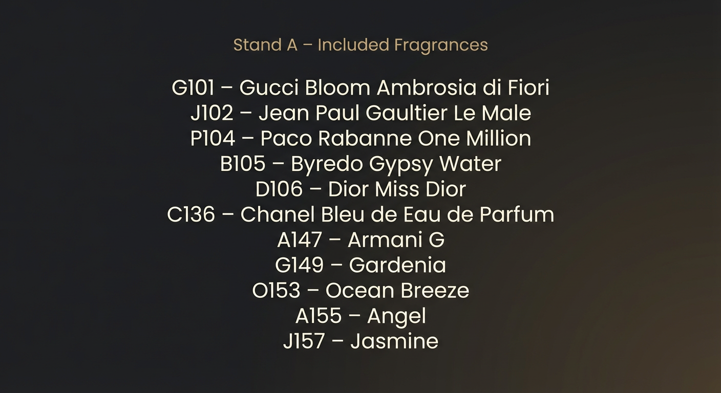 BUSHTA Sense – Business Stand A/B (154 stuks)